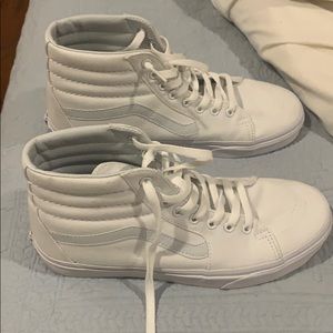Women’s Vans All white high tops